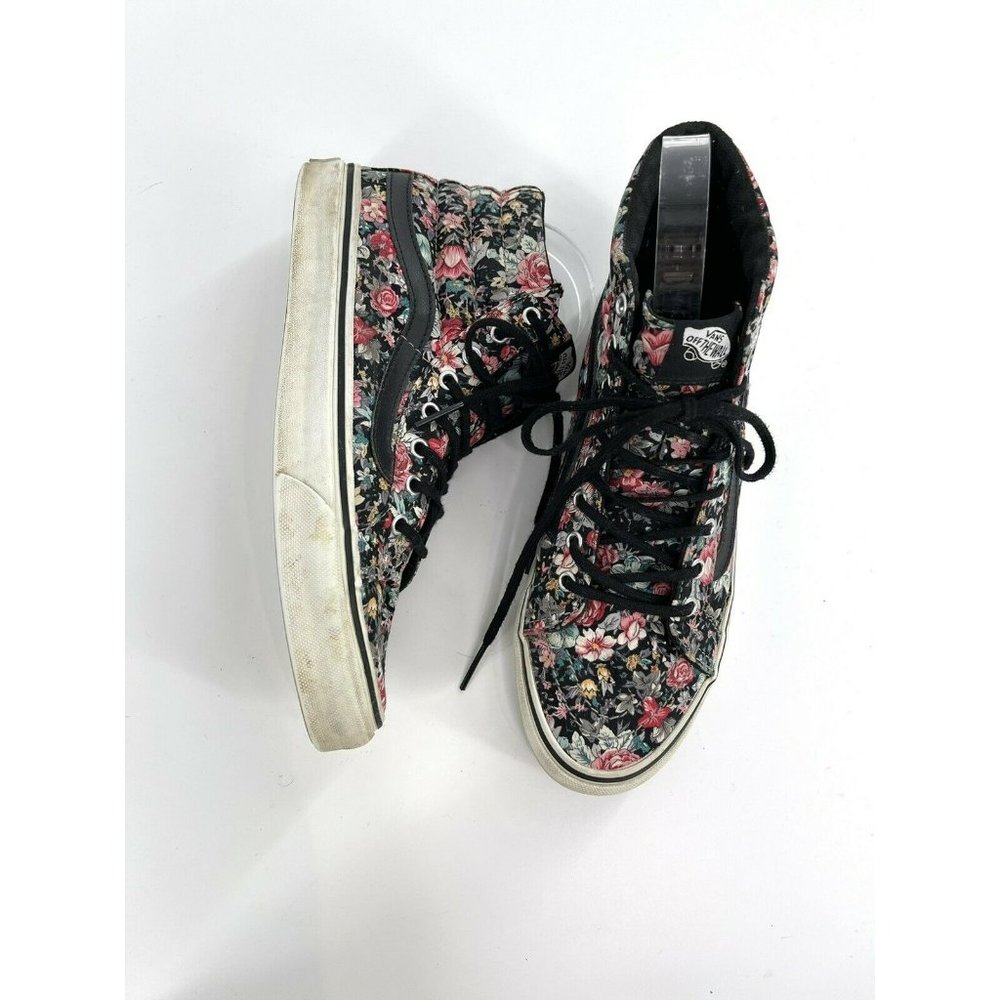 Vans floral hightop size 6 men 7.5 women